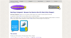 Desktop Screenshot of bestbuyscompared.co.uk